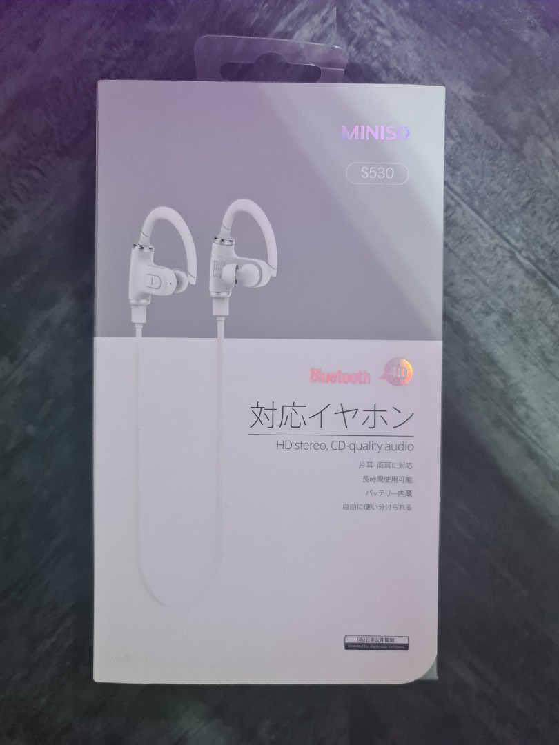 Miniso S530 wireless earpiece/headset, Audio, Headphones