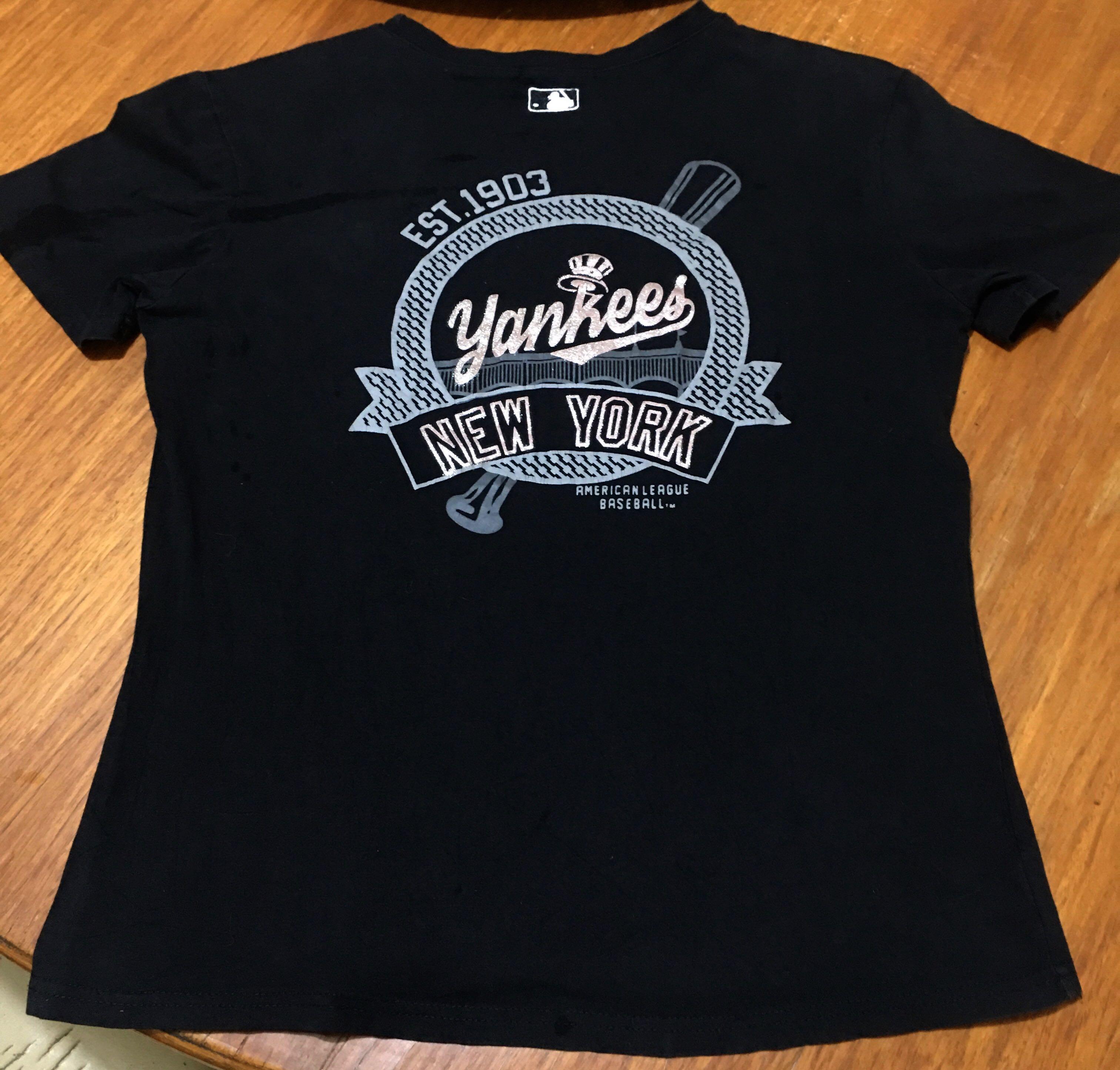 Vintage 90s MLB New York Yankees Shirt, New York Yankees EST 1903 Shirt  KV11343 