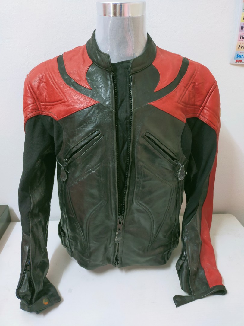 first racing leather jacket