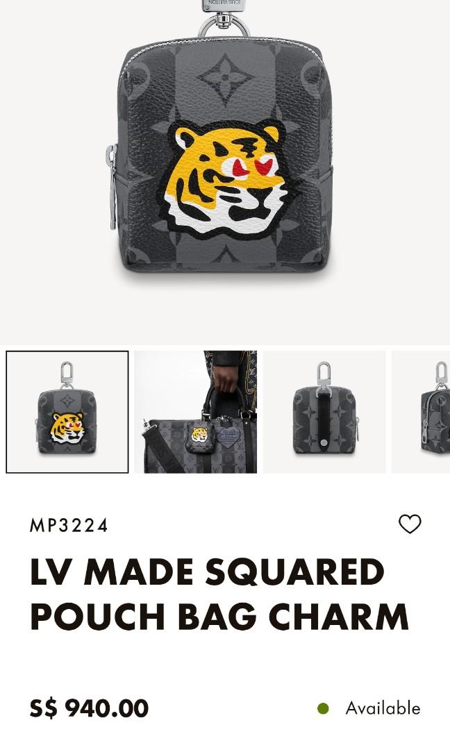 Louis Vuitton x Nigo LV Made Squared Pouch Bag Charm Monogram