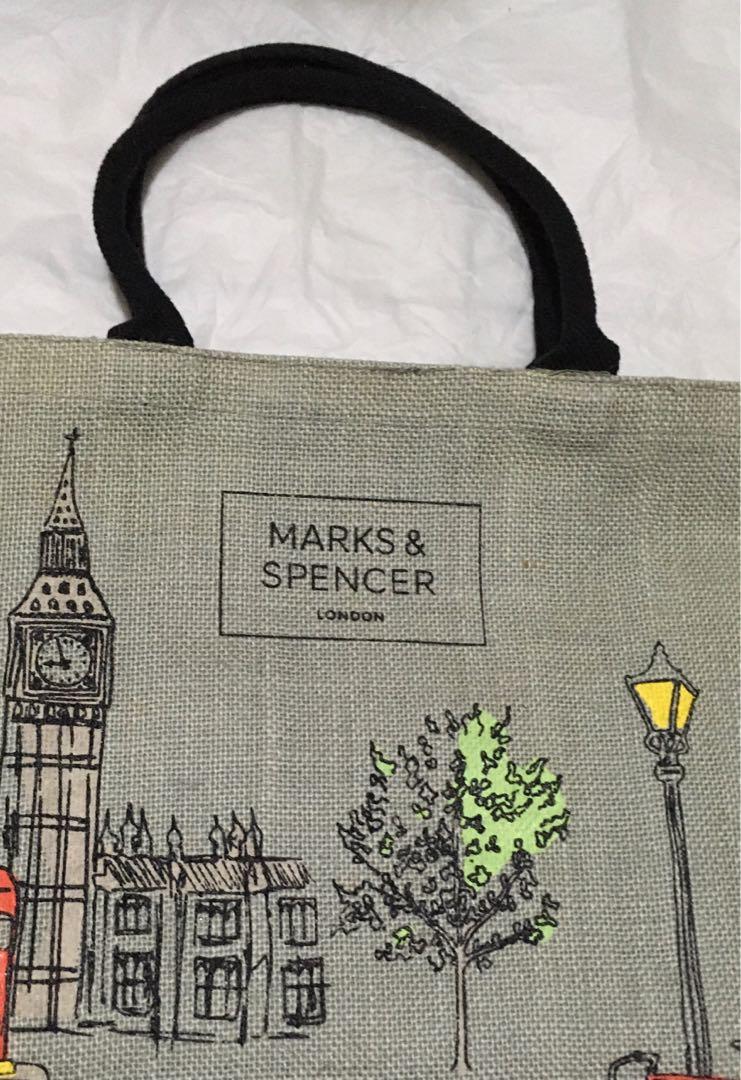 M S Jute shopping bag Tote Bags Carousell