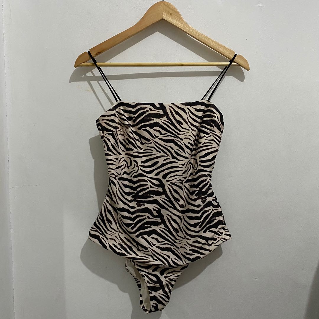h&m zebra swimsuit