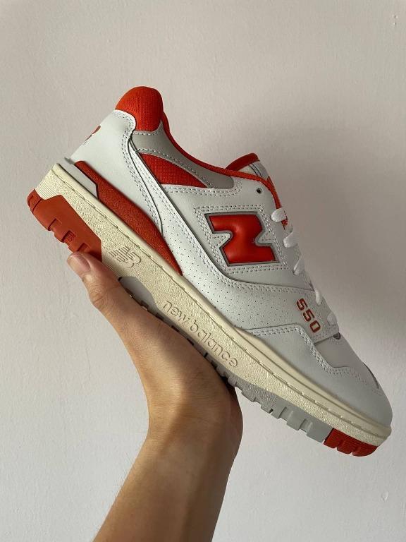 New balance best sale 550 vermelho