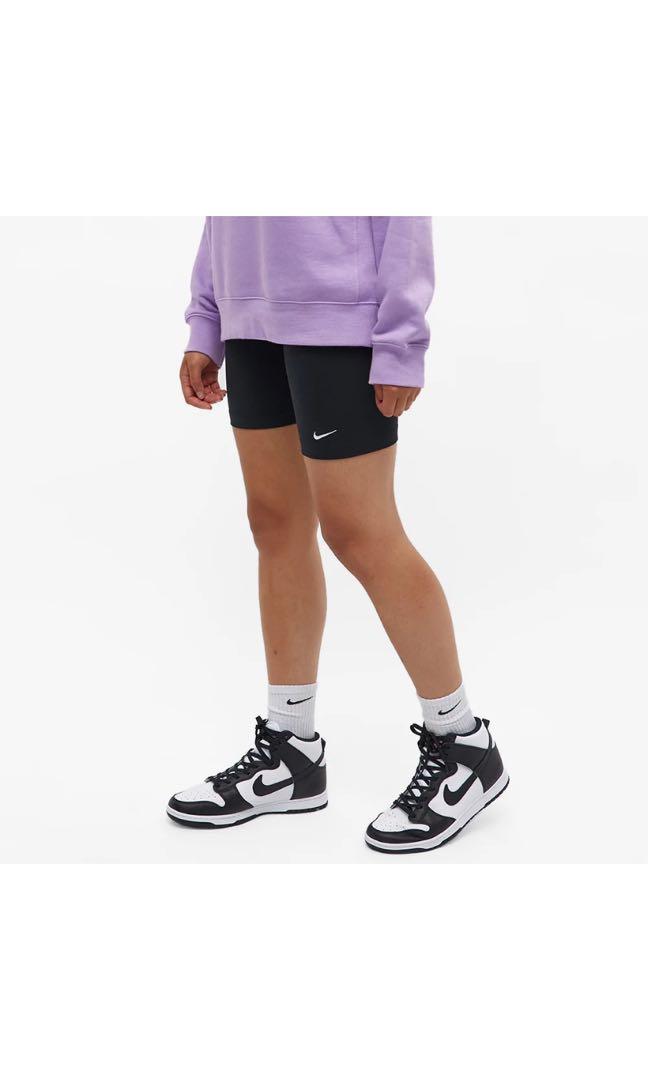 White nike biker shorts hot sale