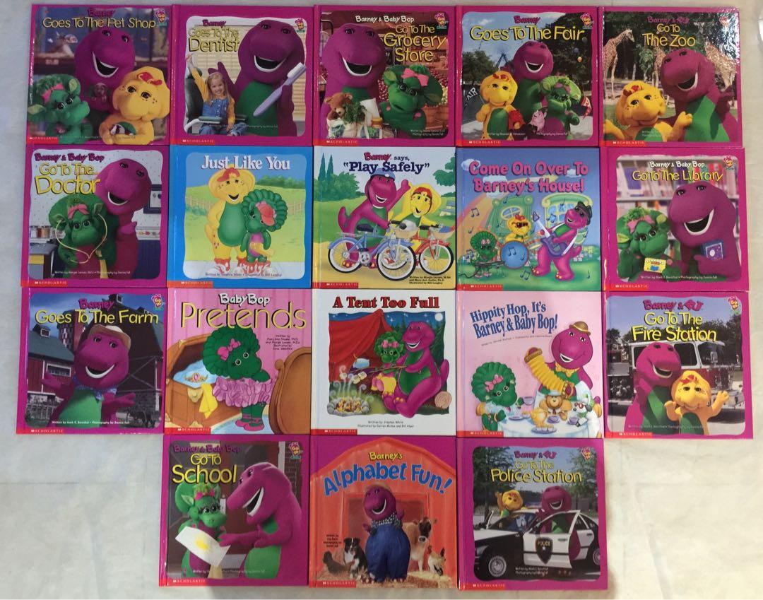 Original Scholastic Barney titles 18 story books, Hobbies & Toys, Books ...