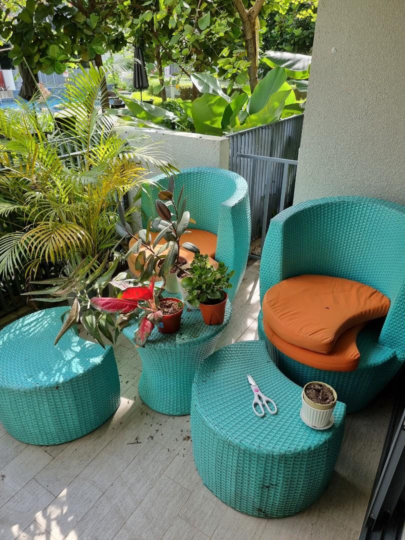 Outdoor furniture set, Furniture & Home Living, Outdoor Furniture on