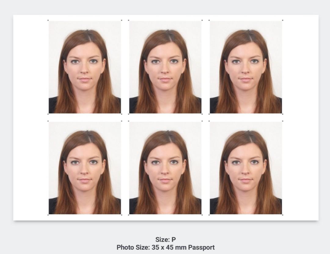 Passport size photo, Hobbies & Toys, Stationery & Craft, Art & Prints ...