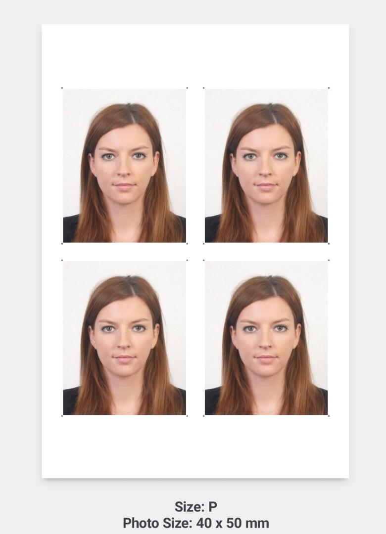 Passport size photo, Hobbies & Toys, Stationery & Craft, Art & Prints