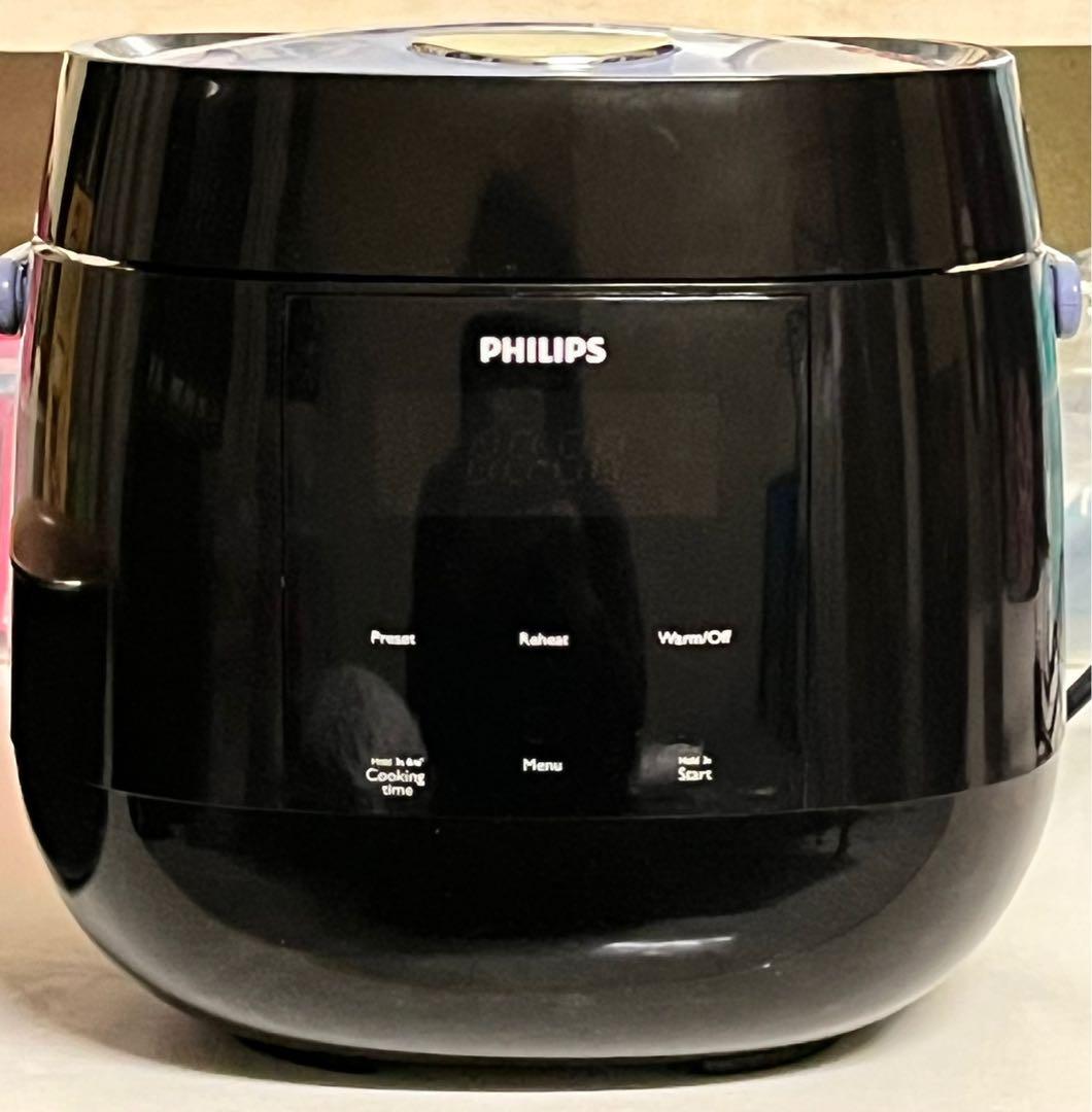 Philips Mini Rice Cooker Viva Collection Purple and Black 0.7