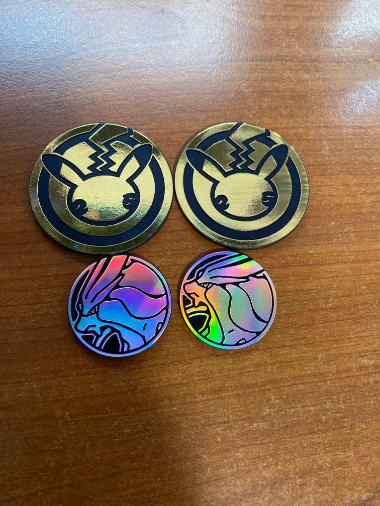 Pokemon TCG Pokemon Coins, Hobbies & Toys, Toys & Games on Carousell