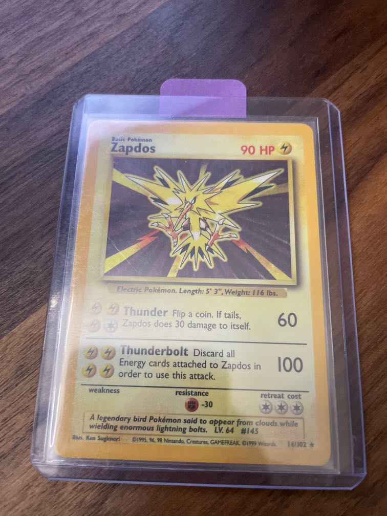 サンダー 英語版 1st Edition Zapdos Base Set Bhinternalmedicine Com