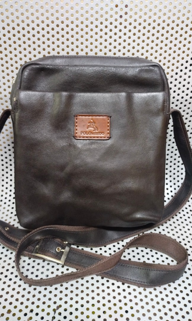 POLO MEISDO LEATHER SLING BAG FOR MEN Men s Fashion