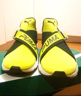 Puma Muse EOS Sulphur Spring Yellow Like New 7.5 Women s Women s
