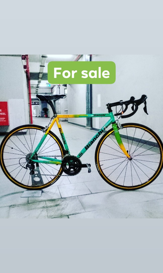 Bianchi titanium shop bike