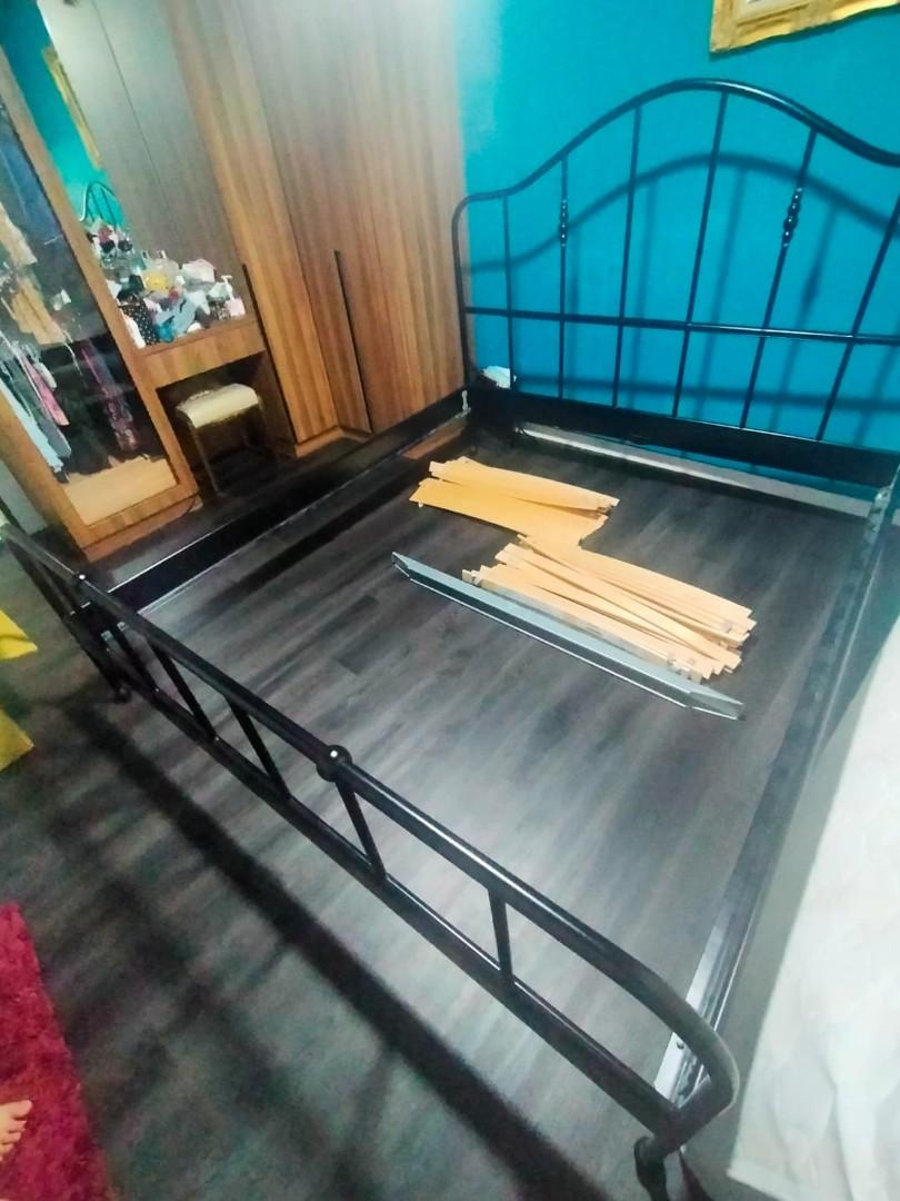 Sagstua bed frame king deals