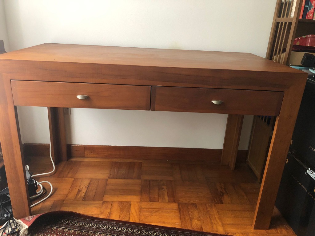 Scanteak top study desk