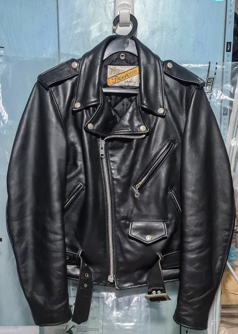 Schott Perfecto 618 Size 36 (Leather biker jacket), Men's Fashion, Coats,  Jackets and Outerwear on Carousell