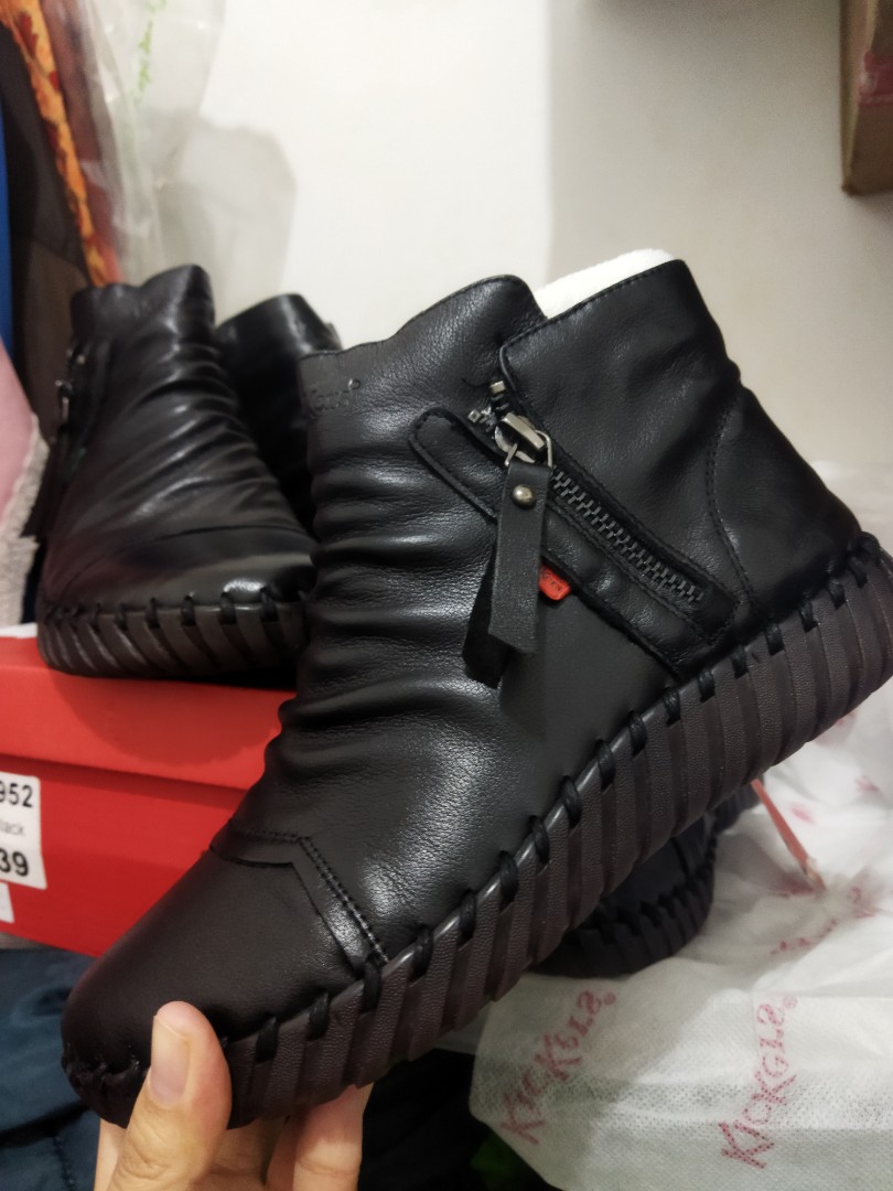 Sepatu Kickers original sepatu boots wanita not Staccato Everbest Hush Puppies Rohde Aigner Fossil