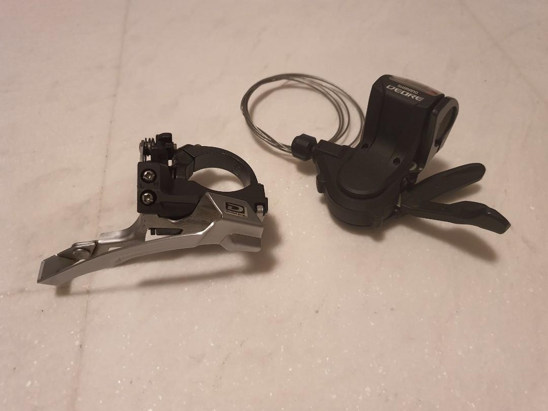 Shimano Deore 3x Front Shifter and Derailleur Sports Equipment Bicycles Parts Parts Accessories on Carousell