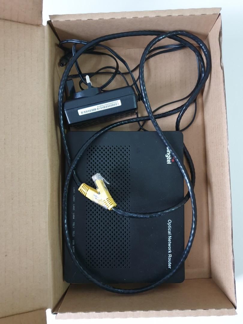 Singtel Optical Network Router, Computers & Tech, Parts & Accessories ...