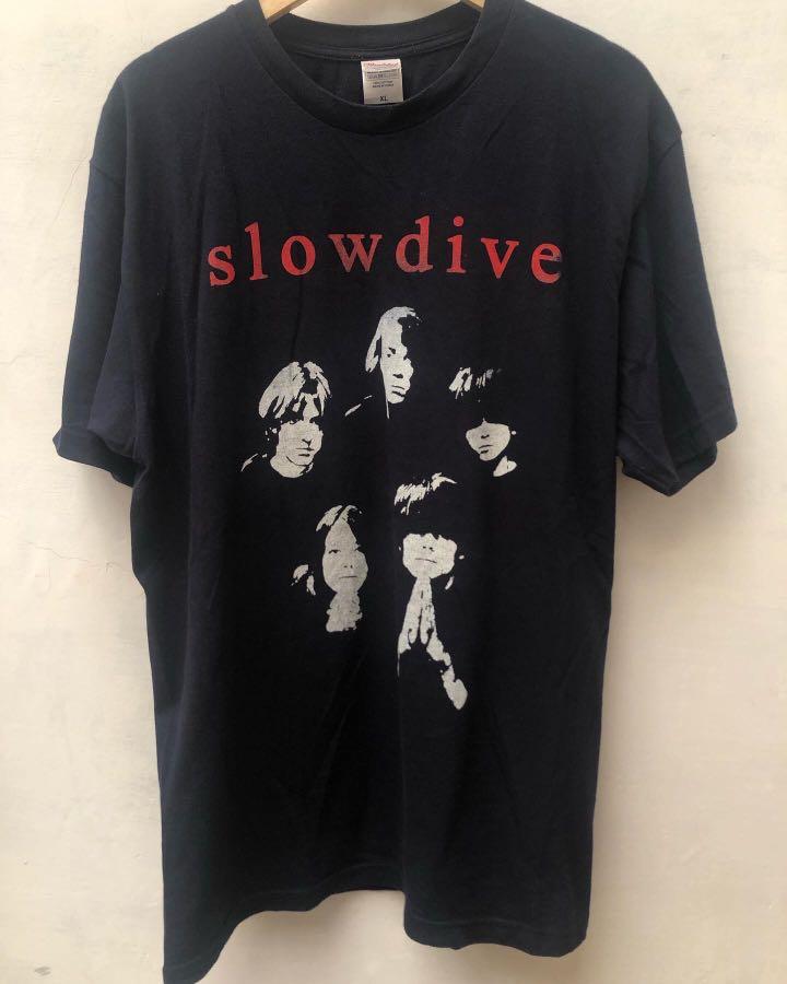 Slowdive t shirt, Fesyen Pria, Pakaian 