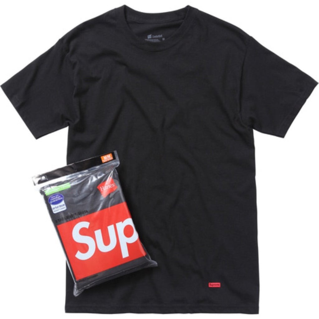 Supreme plain black tee Men s Fashion Tops Sets Tshirts