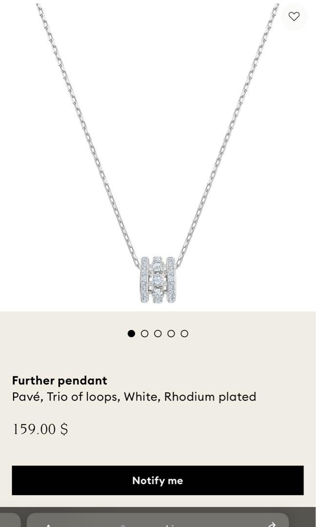 Further pendant cheap swarovski