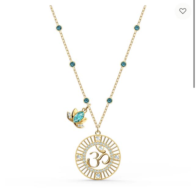 Swarovski Necklace Om Lotus , Women's 