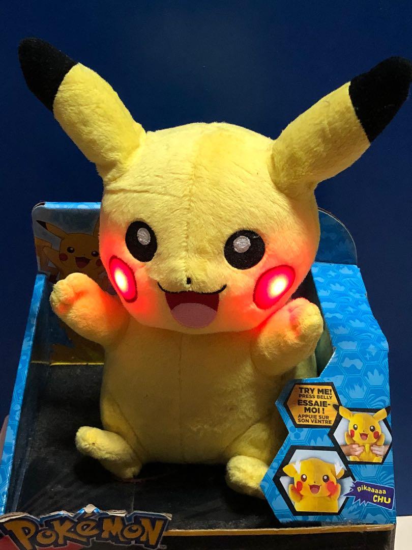 pokemon pikachu talking plush