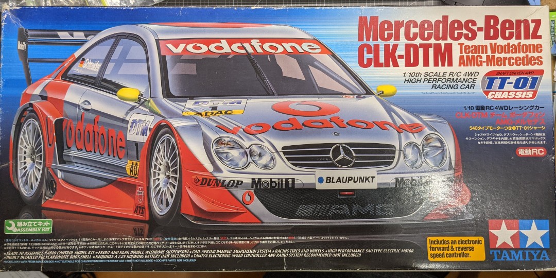 TAMIYA TT-01 Mercedes-Benz CLK-DTM Remote Control Car 1/10 scale