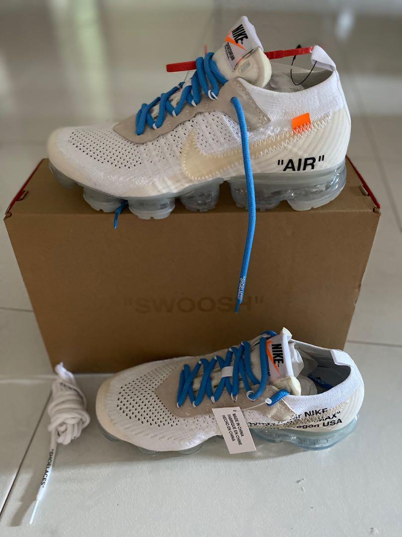The 10 Off White Nike Air Vapormax US7.5 Men s Fashion