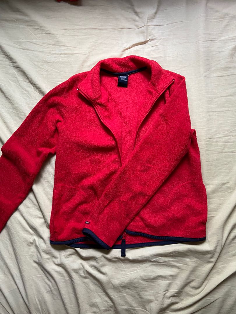 Tommy hilfiger red fleece Clearance