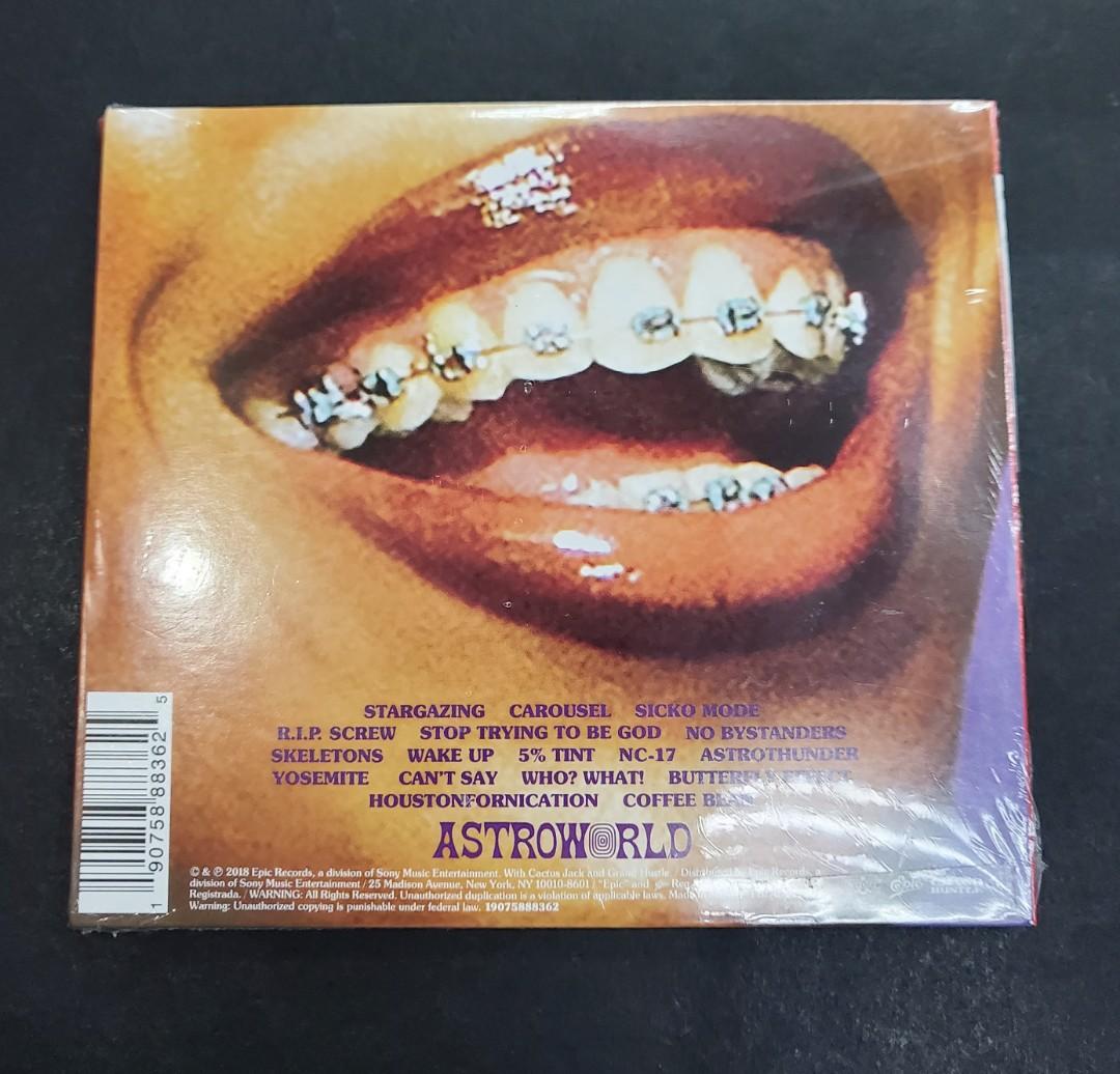 Travis Scott - Astroworld CD, Hobbies & Toys, Music & Media, CDs & DVDs on  Carousell