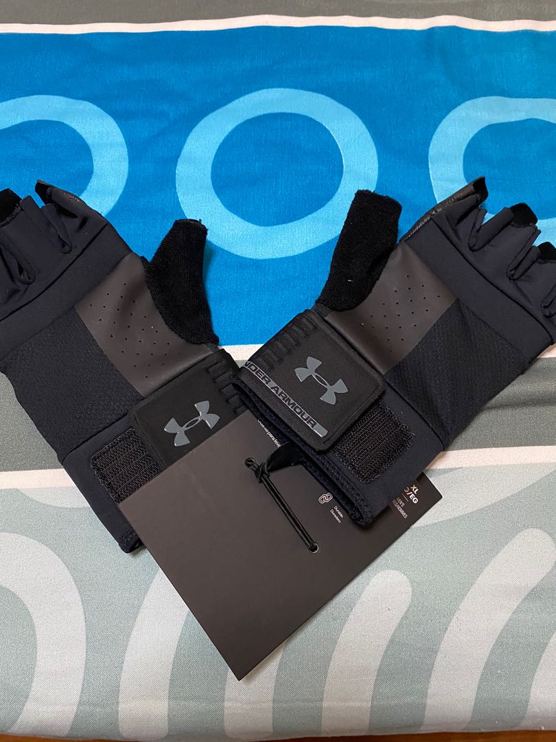 under armor workout gloves