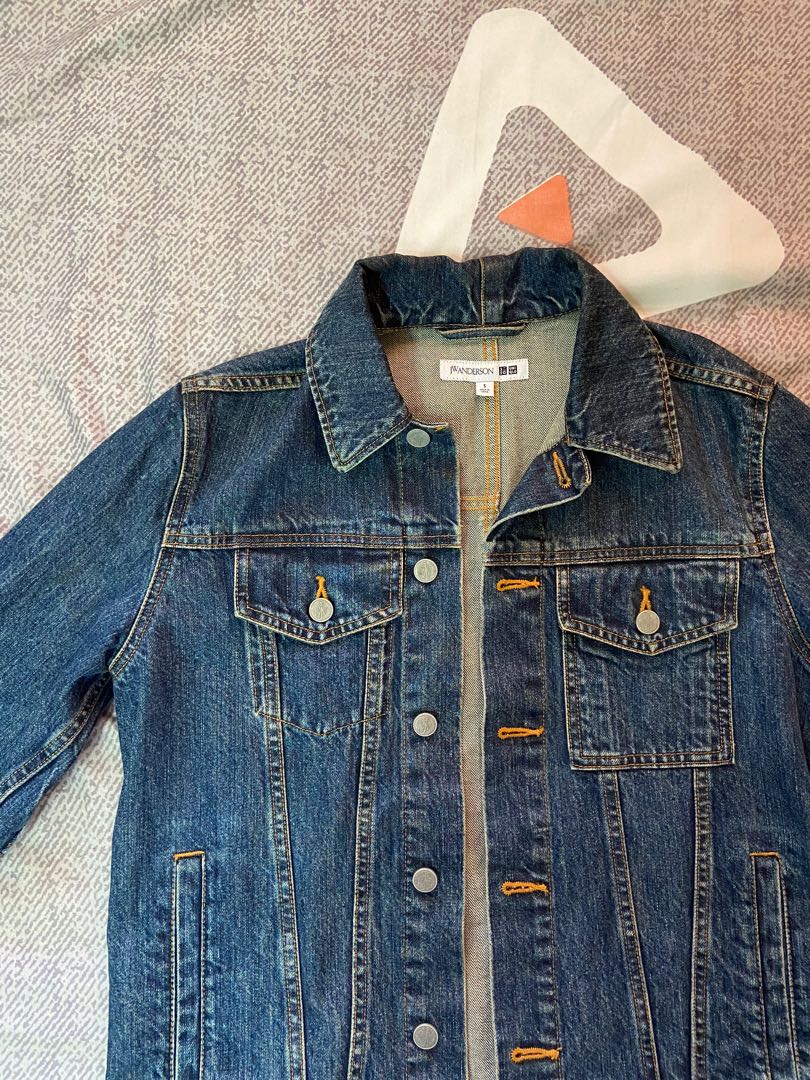 Jw anderson uniqlo denim jacket discount