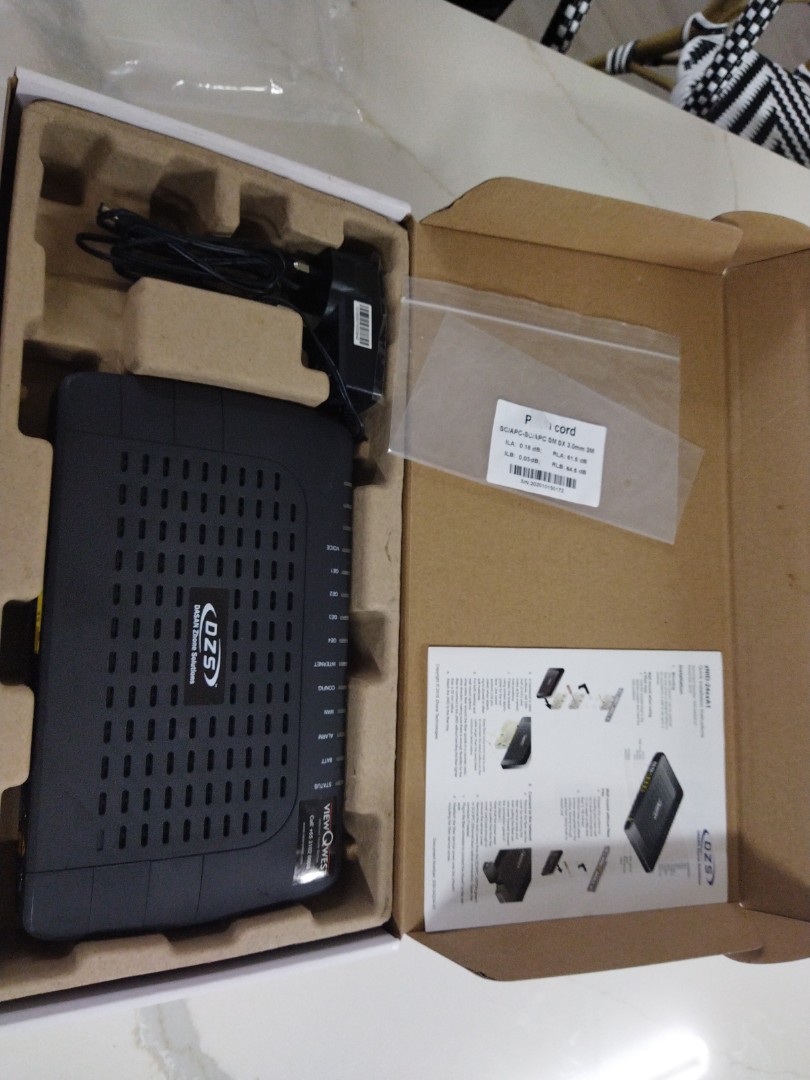 Viewqwest ONT fiber modem, Computers & Tech, Parts & Accessories