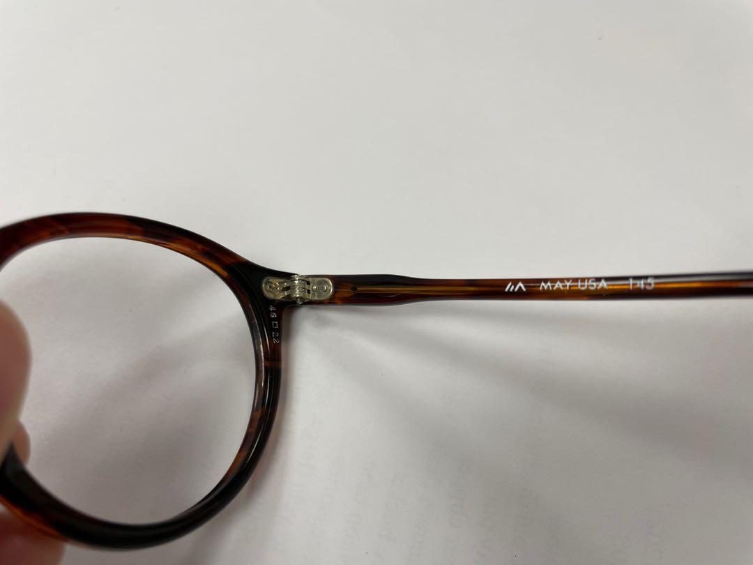 Vintage May optical P3 panto glasses American tart arnel, 男裝