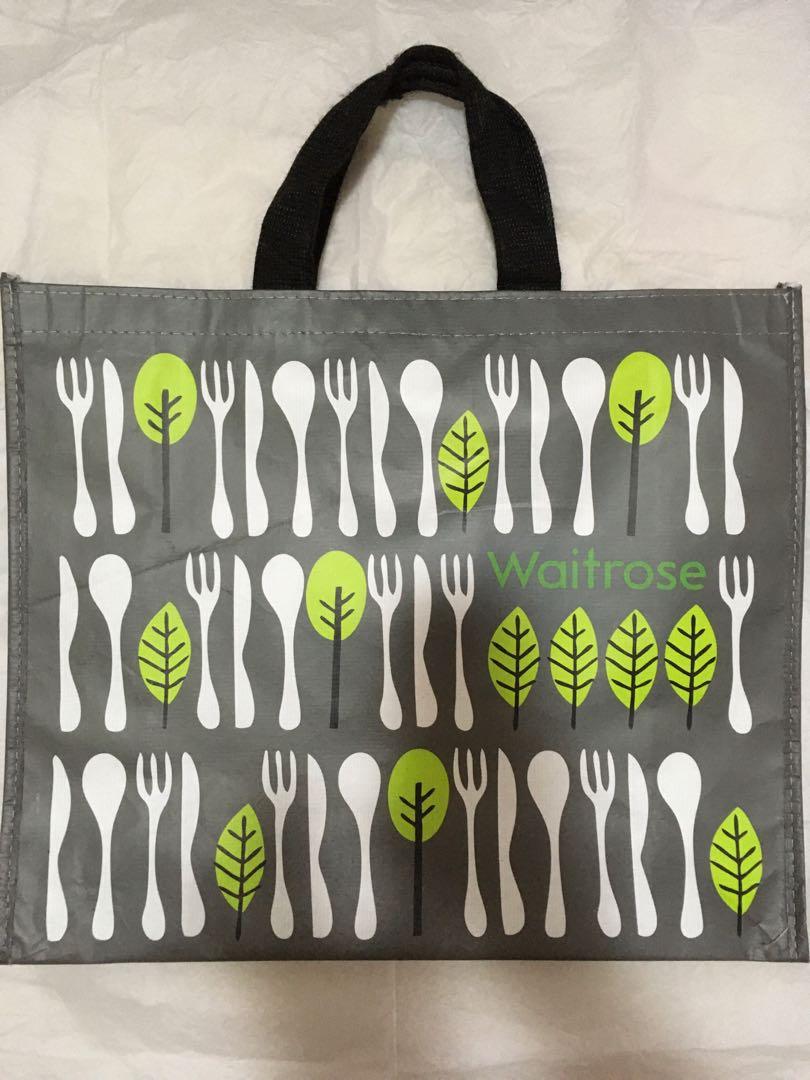 Waitrose recycled plastic bottomless shopping bag, 女裝, 手袋及銀包, Tote Bags