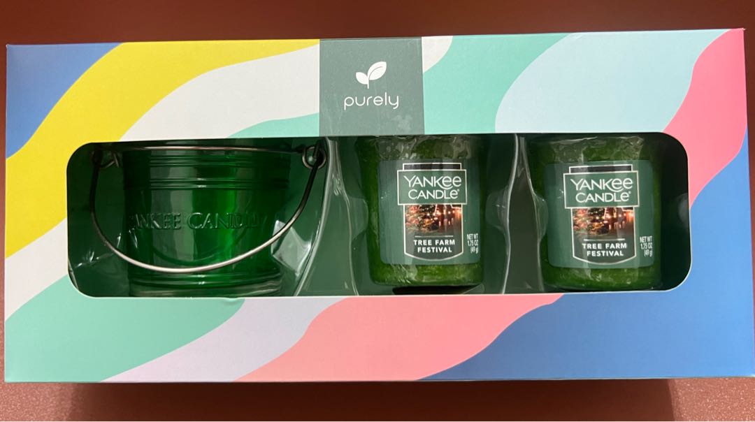 YanKee Candle Tree Farm Festival Gift Set, Furniture & Home Living