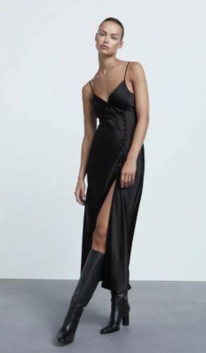 Zara satin camisole dress outlet