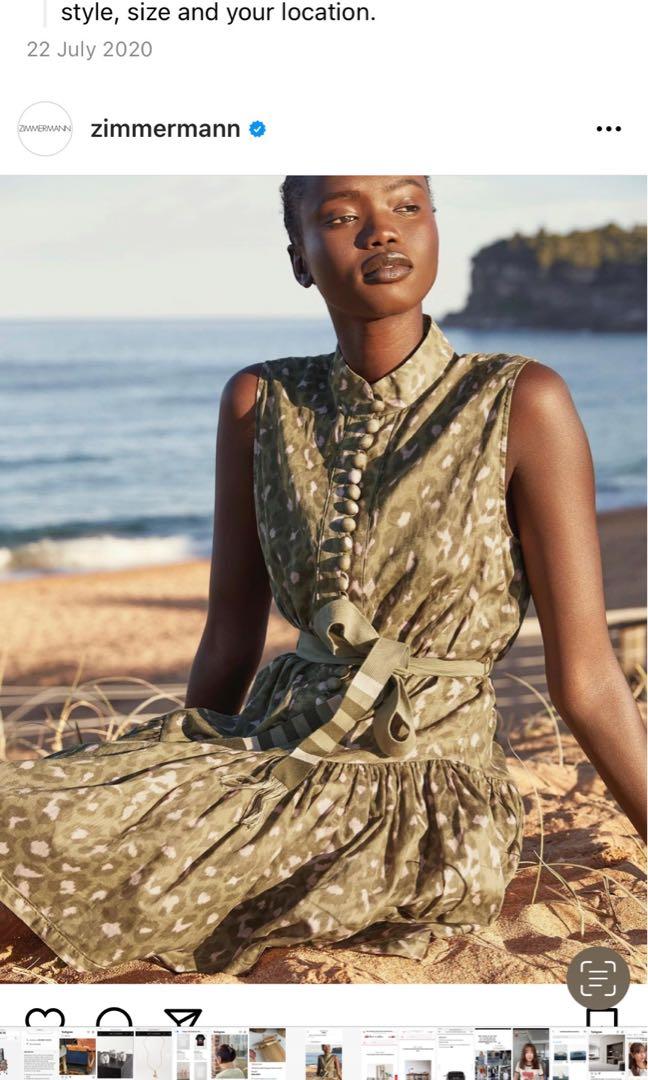 Zimmerman green dress cheap