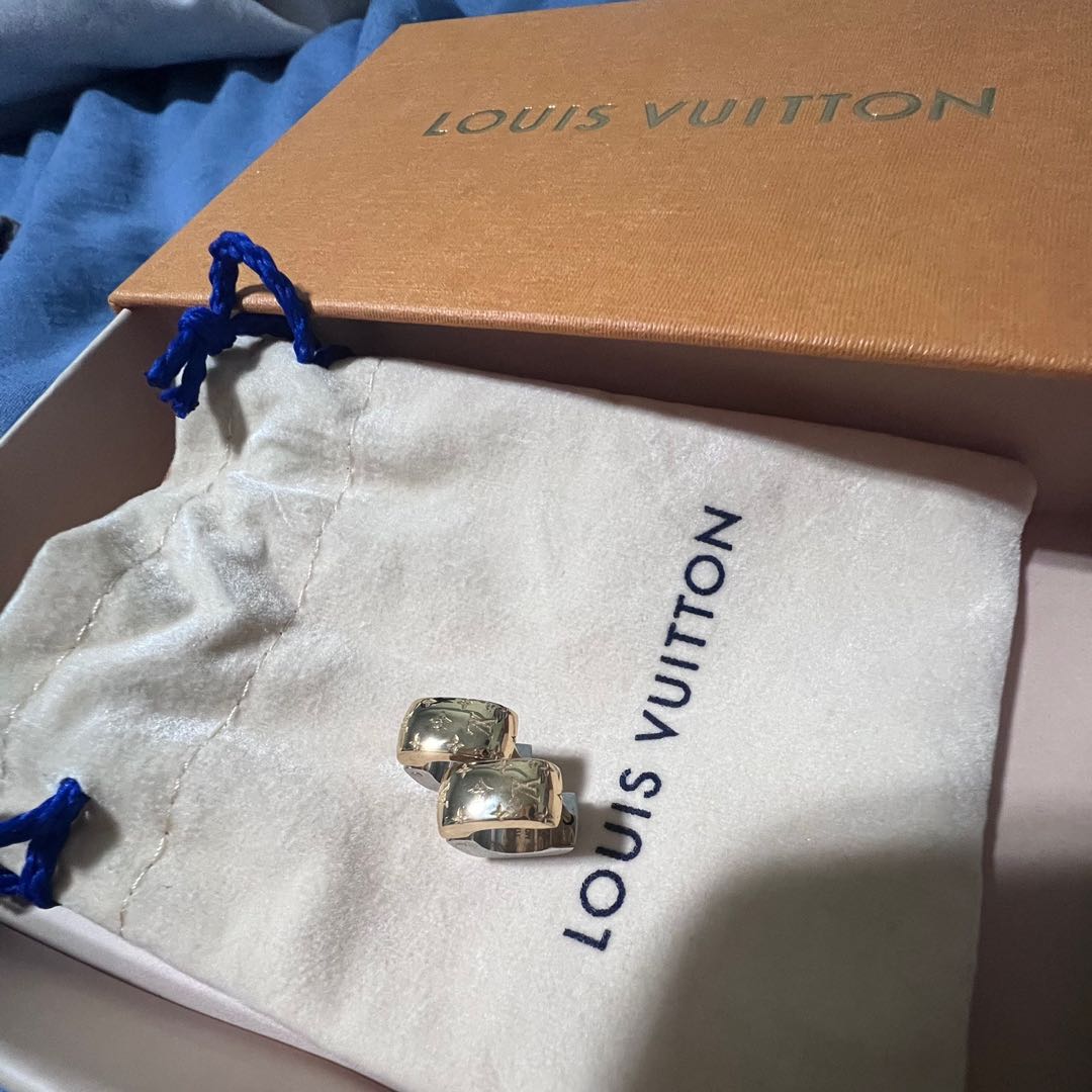100% Authentic LV NANOGRAM EARRINGS one side, Luxury, Accessories