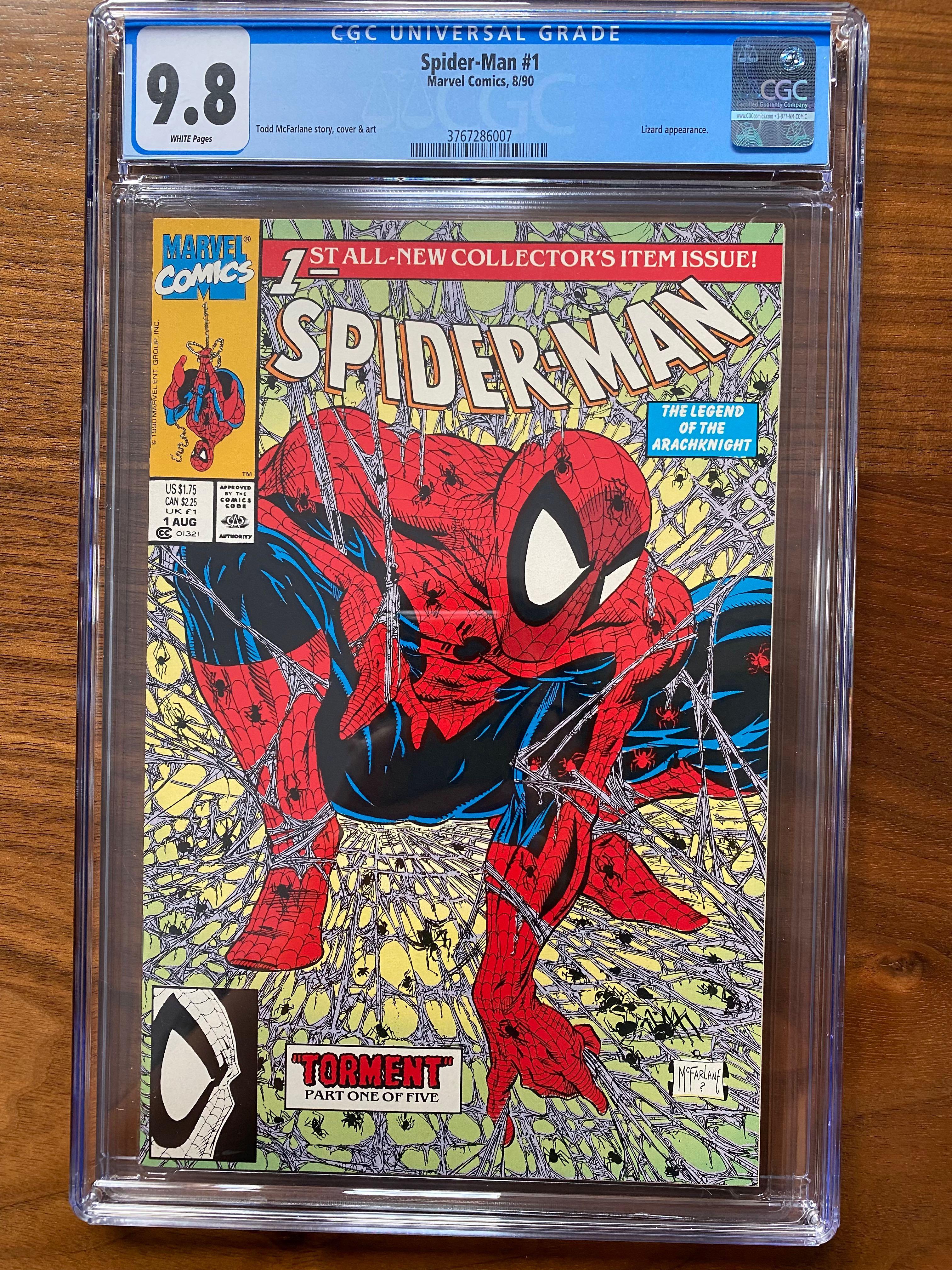 Spider-man 7 Cgc 9.8 White Pages Mcfarlane Marvel 