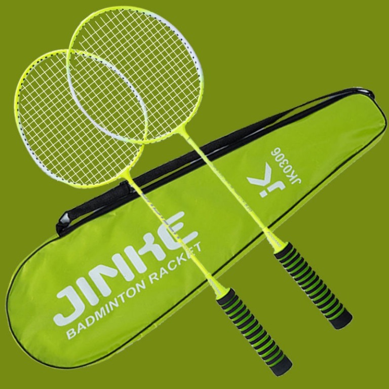 1-2Pcs/Set Professional Carbon Fiber Single Badminton Racquet （Not include Net） 