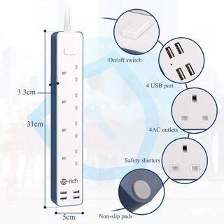 ABB IP44 Switched interlocked socket-outlet 3PIN 200-250V/16A 6H - ABB