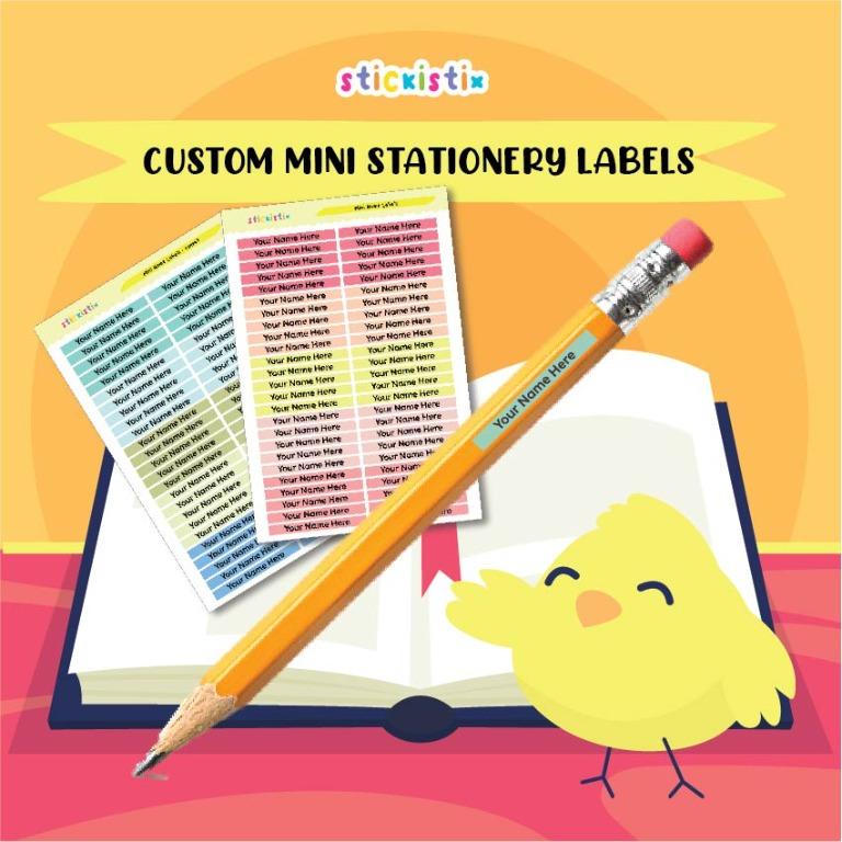 Labels, Indexes & Stamps 50 Personalized Minis Adhesive ...