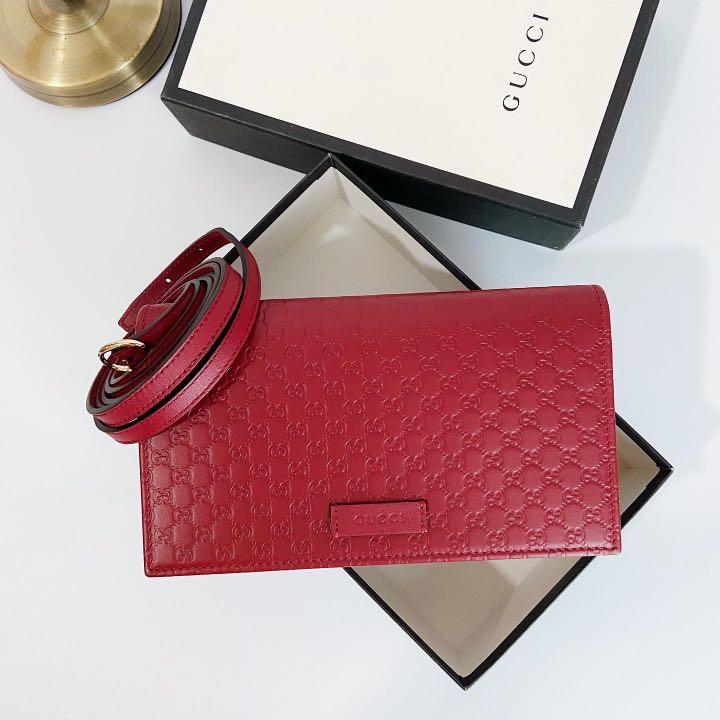 Gucci wallet sales on strap