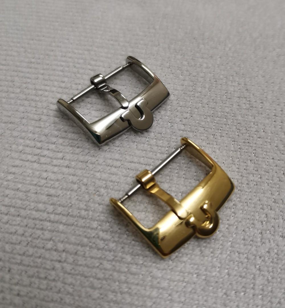 REPLACEMENT OMEGA LOGO STAINLESS STEEL BUCKLE 18MM Luxury