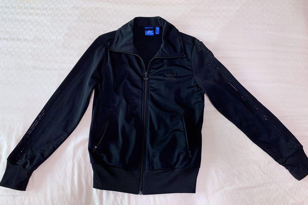 All black hotsell adidas track jacket