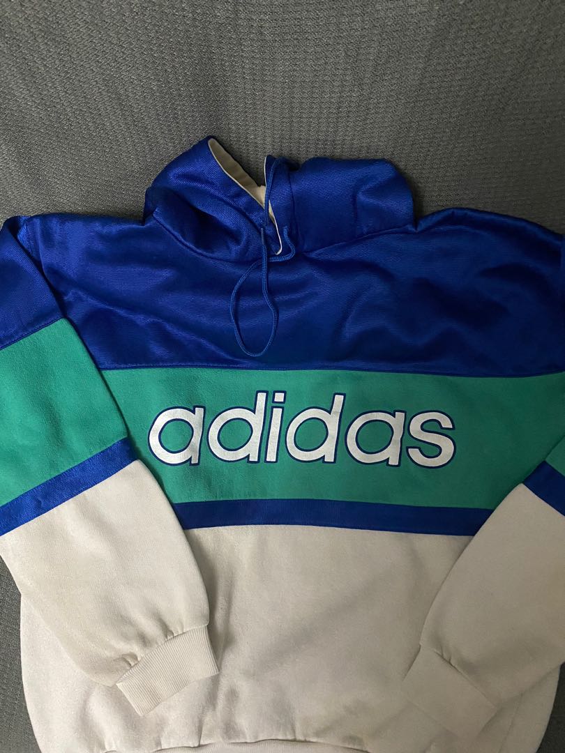 Adidas Vintage Sweater, Men's Fashion, Coats, Jackets and Outerwear on ...